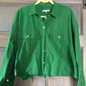 Madewell Cropped dress shirt Size XL